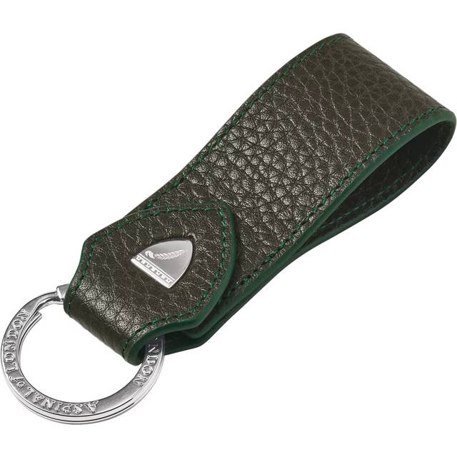 Aspinal of London Small Pebble Leather Loop Keyring