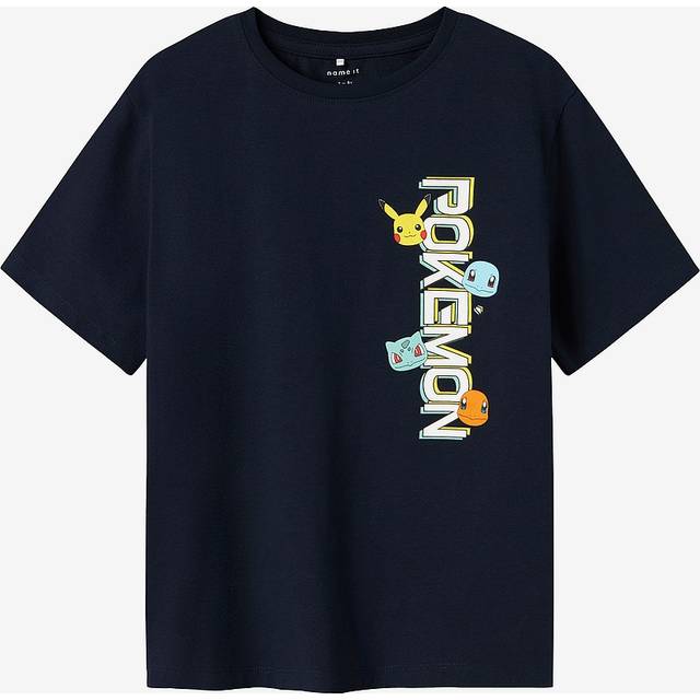NAME IT Nkmmat Pokemon Nreg Ss Top Box Sky |Marinblå |146-152