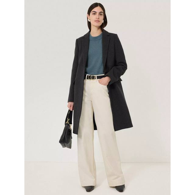 Jigsaw City Wool Rich Coat, Grey