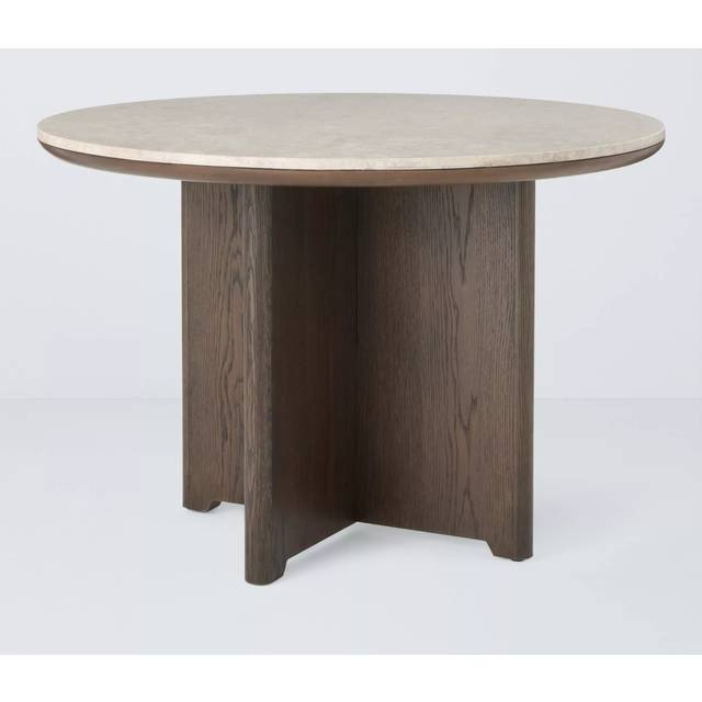 John Lewis Ritz Marble Dining Table, Brown