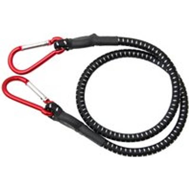 Bungee Cord Carabiner 80/100 cm Luggage Rope Cord Tie Car Elastic Set 100cm - Deuba
