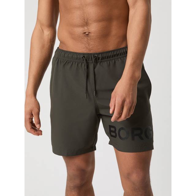 Björn Borg Logo Swim Shorts - Darkgrey - Large * Kampanj *