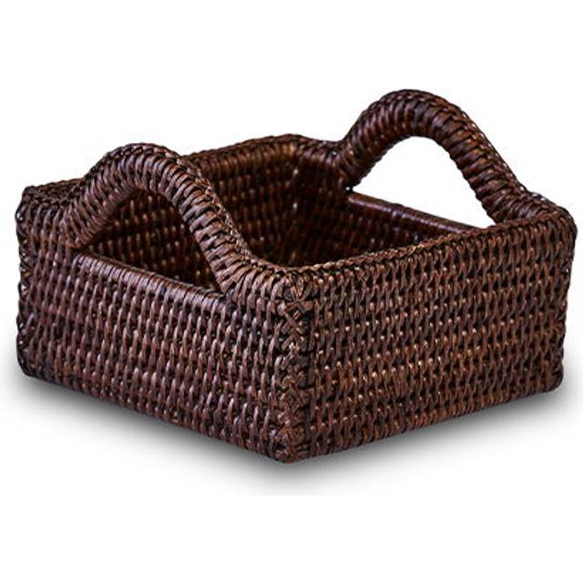 Cognac korg rotting - Brun (L: 18 x B: 18 x H: 8,5-12 cm)