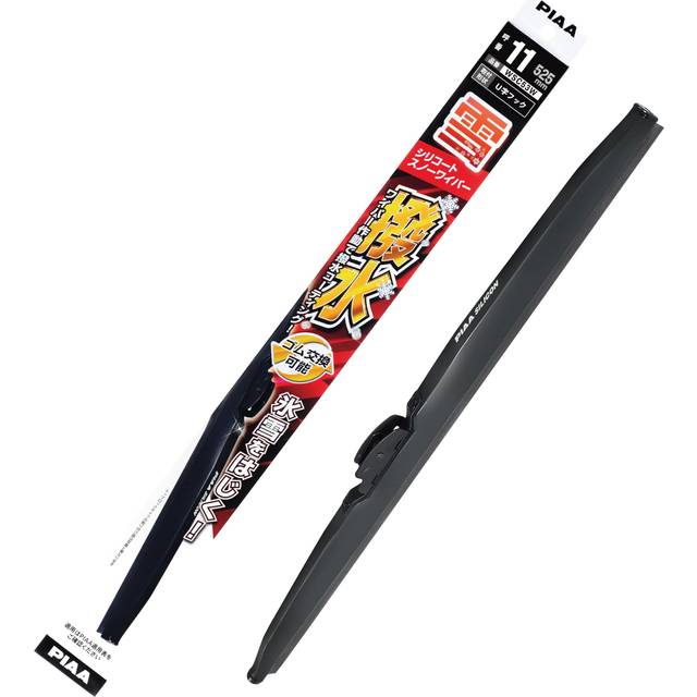 PIAA Wiper Blade for Snow 525mm Silicone Rubber Special Silicone Rubber 1 Piece Part Number 11 WSC53W