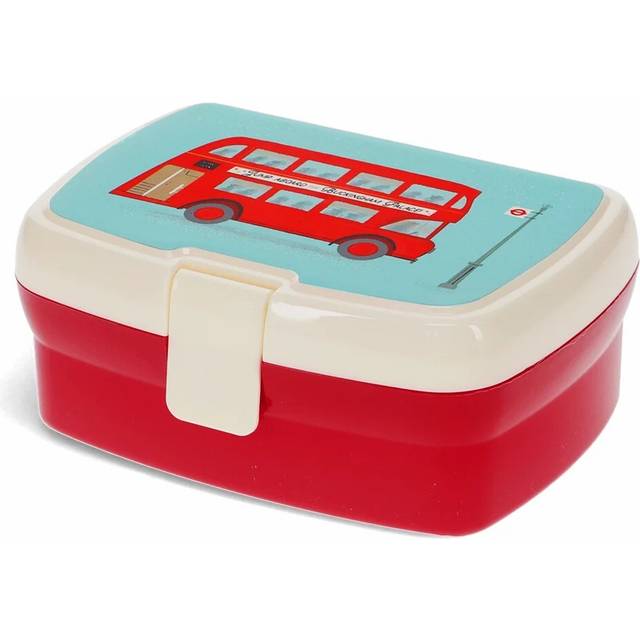 Lunch box with tray Rex London TfL Bus Impérial Londres - Rouge - 17.0x13.0x7.5 cm