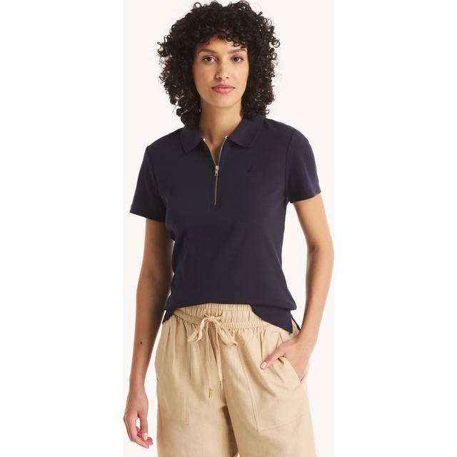 Zip-Up Polo