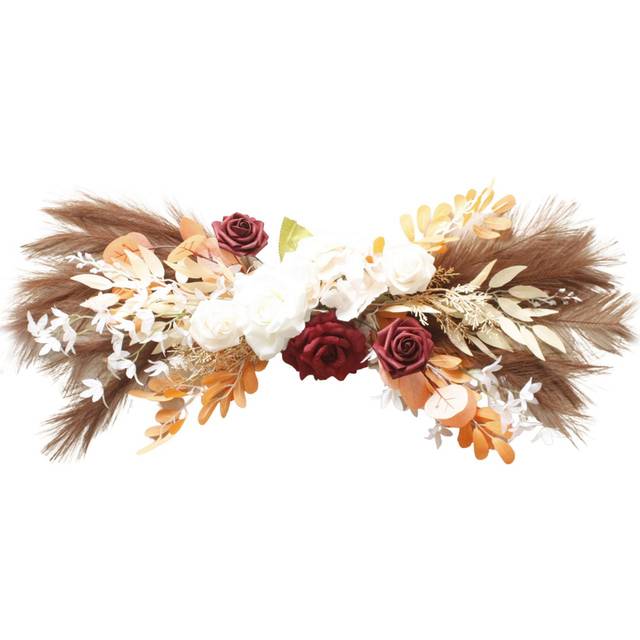 Wedding Decoration Arch Flower Welcome Water Sign Flower Artificial Flowers Swag