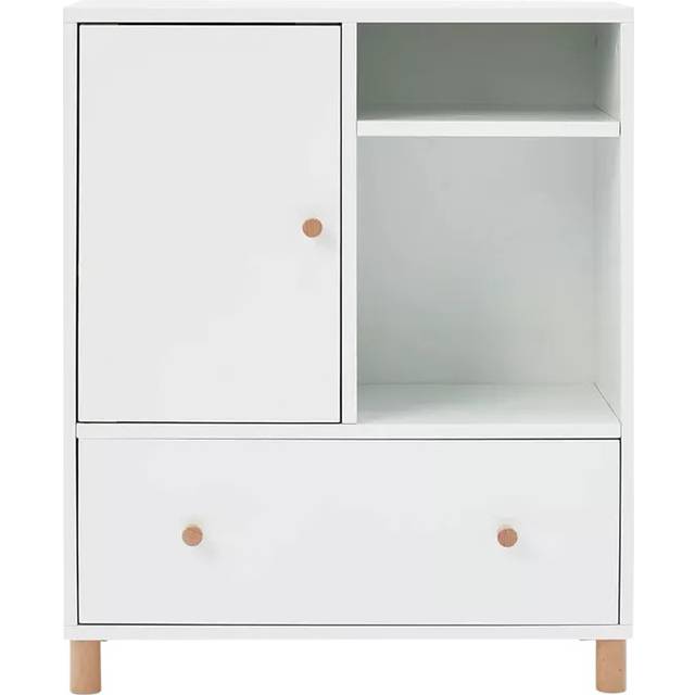 Great Little Trading Co Bloomsbury Sideboard with Left-Hand Cupboard, White