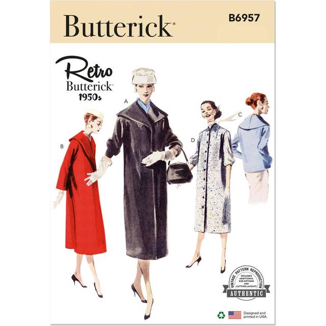 Butterick Paper Sewing Pattern 6957