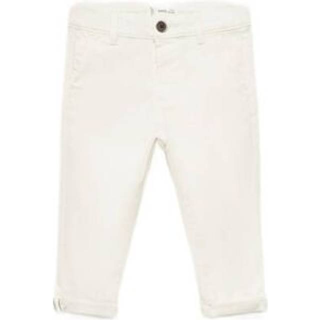 Mango Kids' Straight Fit Chino Trousers
