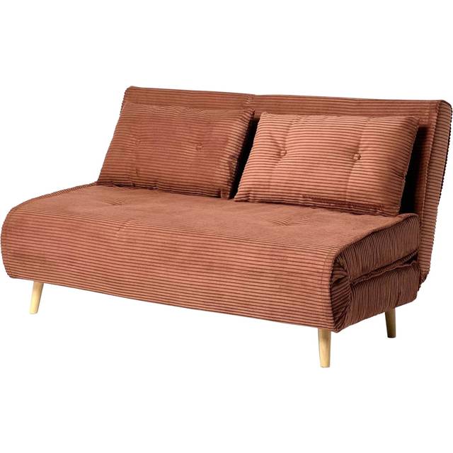 MADE Haru 2.5 Seater Sofa Bed, Orange