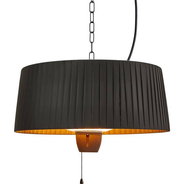 Beliani - Lamp Patio Heater Halogen 1500 w Electric Patio Garden Outdoor Accessories Steel Aluminium Black Ascea