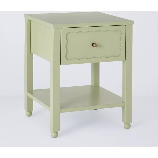 John Lewis Wave 1 Drawer Bedside Table