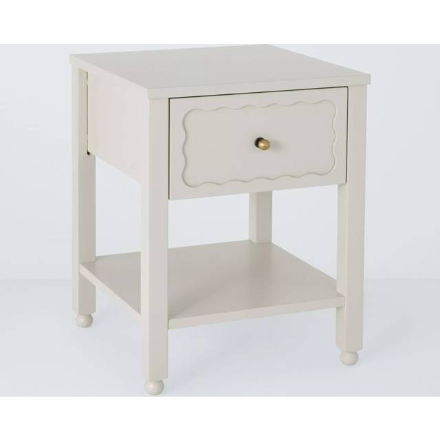 John Lewis Wave 1 Drawer Bedside Table