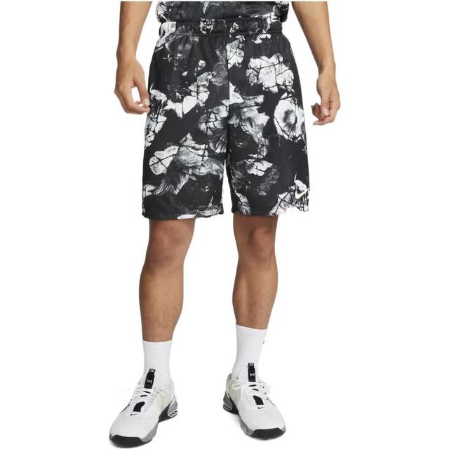 Men's Nike Pattern Printing Sports Shorts Black - DefaultColor