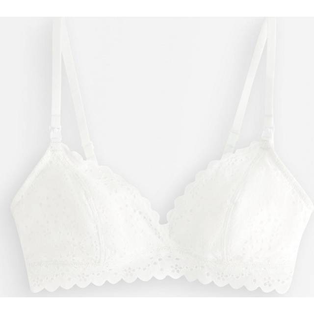 MOM nursing bra with broderie anglaise