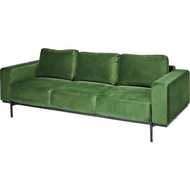 MADE Jarrod Large 3 Seater Sofa, Velvet Green