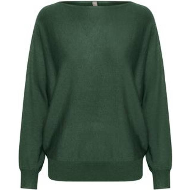 Batwing sleeve jumper for women CULTURE Annemarie - Vert - M