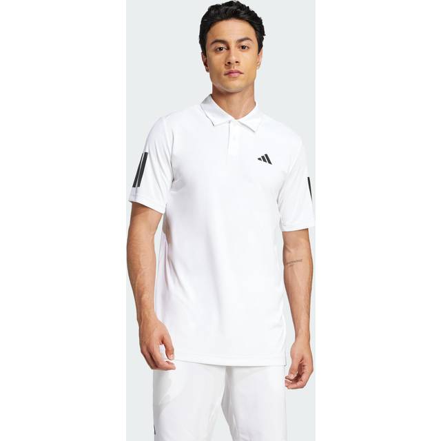 Club Tennis 3-Stripes Polo Shirt - White