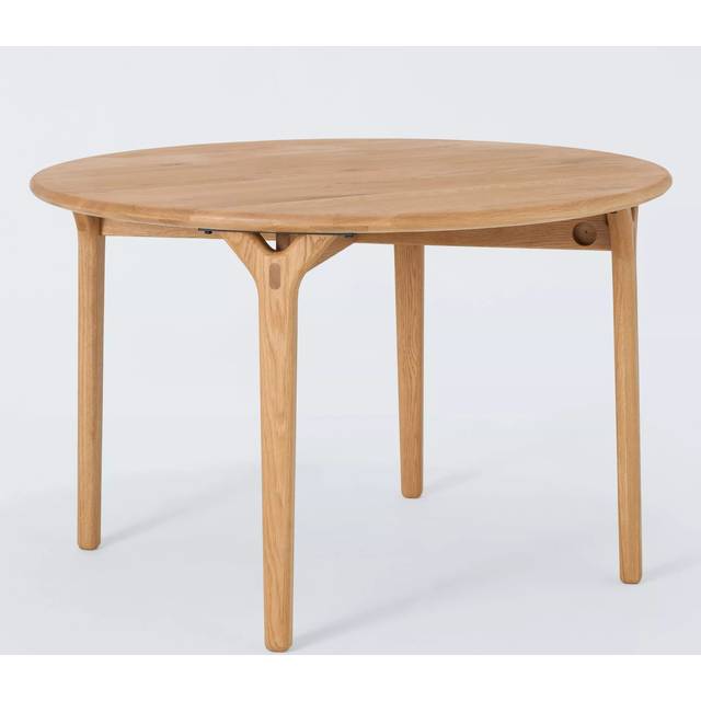 John Lewis X-Ray Round Dining Table, Oiled Oak