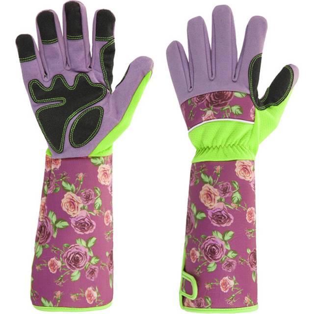Pair of Gardening Gloves for Women Long Sleeve Thorn-proof Prunching Garden Gloves Gardening Accessories - Pink