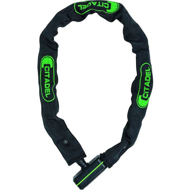 "Citadel Rome Key Bike Chain Lock - 33"" /8mm, Bicycle Chain Lock, Keyed with Durable Canvas Wrap"