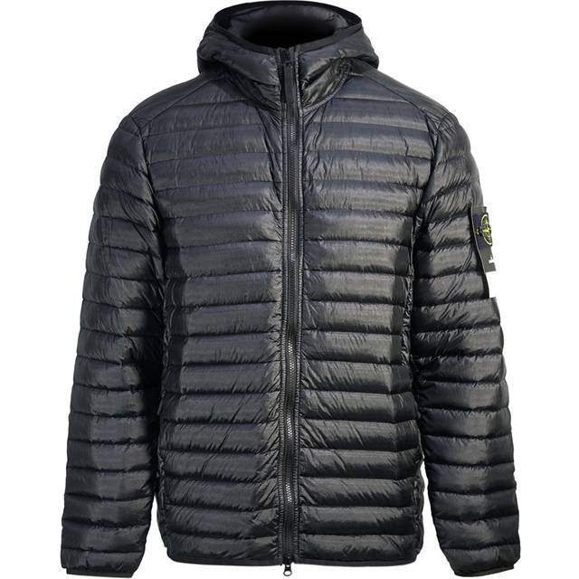 Stone Island Mens Loom HD Black Jacket Polyamide - Size Large