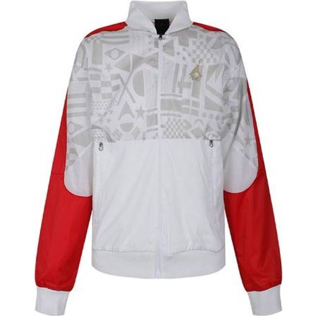 Nike AS Men's J LGC FIBA Jacket University Red - WHITE