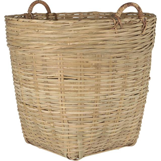 Ib Laursen Vietnamkurv Bambus M/hanke - H:56 D:65 cm Korgar Från Magasin - Brun (H:56 D:65 cm)