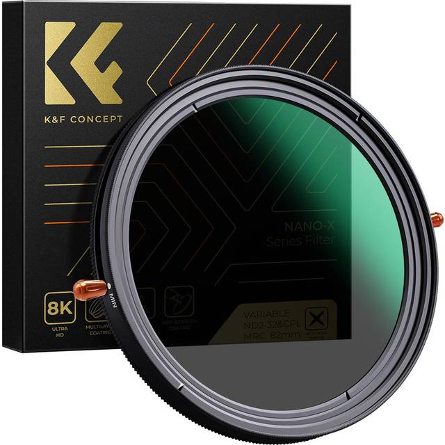 77mm 2-in-1 Variable Adjustable ND Filter Neutral Density Fader 5-Stop ND2-ND32 and CPL 77mm