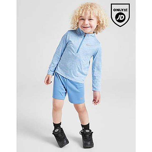 Nike Pacer 1/4 Zip Top/Shorts Set Infant - Blue - 3-6M