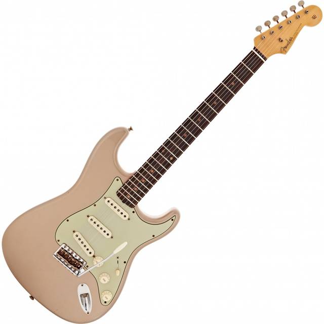 Fender Custom Shop 59 Stratocaster Journeyman Relic Super Faded Aged Shoreline Gold #CZ581972