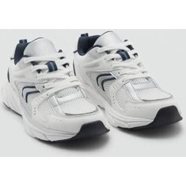 Mango Boys Trainers - White, White, Size 12.5 Younger
