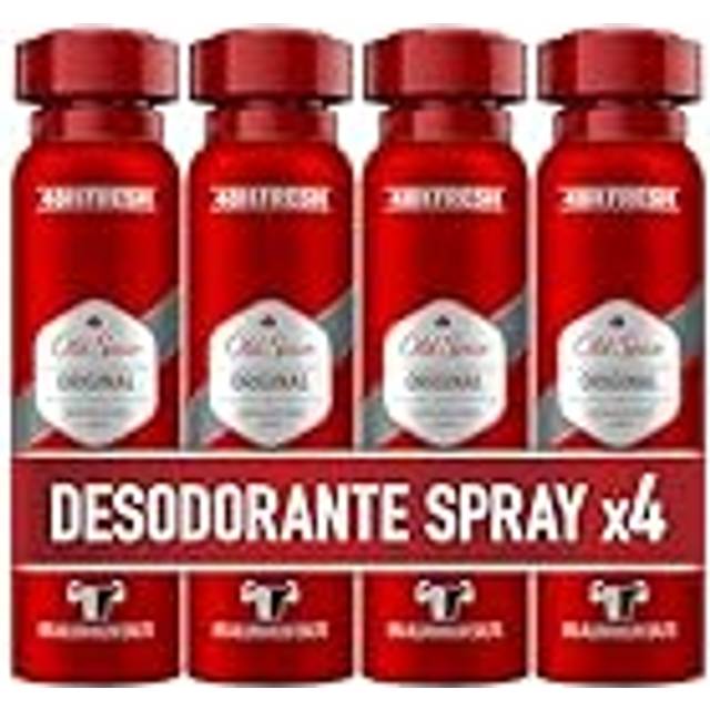 Old Spice PACK X4 Original kroppsspray deodorant för män, 150 ml