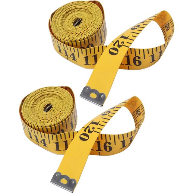 2X Soft 3Meter 300CM Sewing Tailor Tape Body Measuring Measure Ruler Dressmaking
