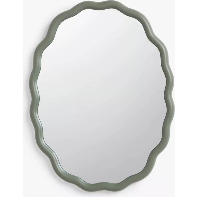 John Lewis Wiggle Oval Wall Mirror, 73 x 55.5cm