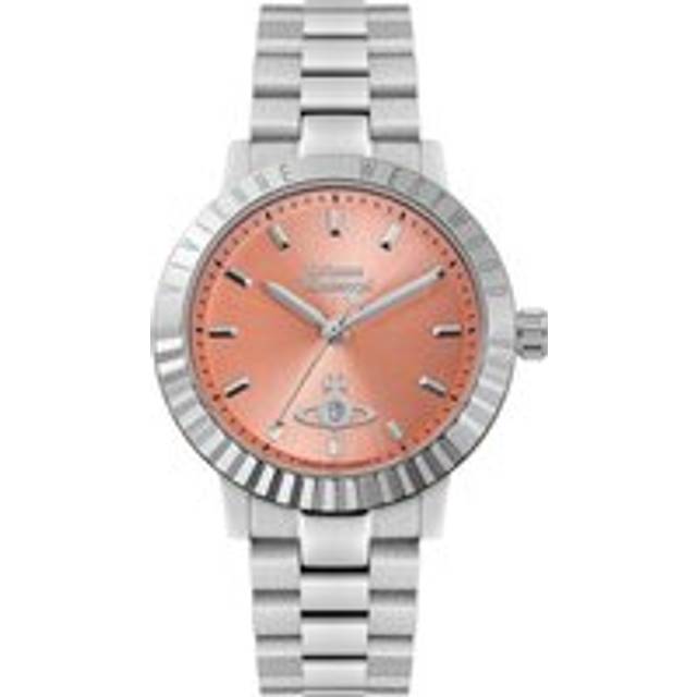 Vivienne Westwood VV307COSL Dulwich Women's Bracelet Strap Watch, Pink/Silver
