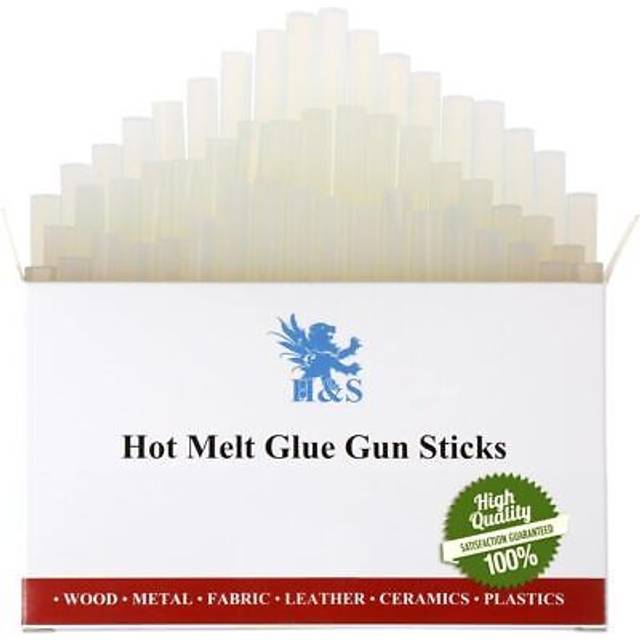 Hot melt glue gun sticks 50pcs 7mm x 100mm resin eva for schools & homes h&s