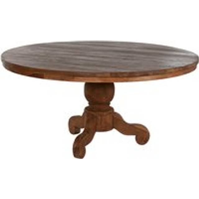 Dining Table Home ESPRIT Natural Teak 160 X 160 X 78 cm