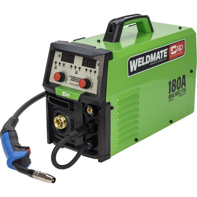 Sip Weldmate® Autoplus 180A Mig/Arc/Tig Synergic Welder