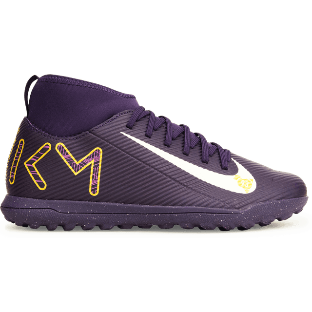 Nike Mercurial Superfly 10 Club TF Mbappé Personal Edition - Lila/Vit Barn - Turf (TF) - ['Lila'] (33)