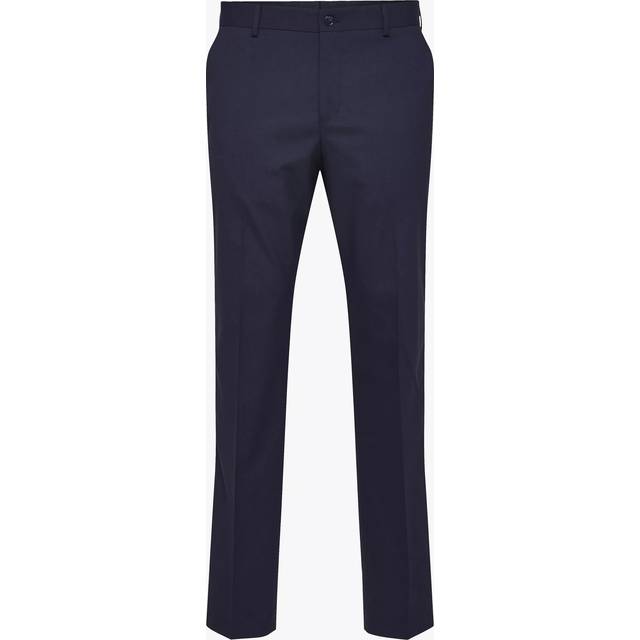 SELECTED HOMME Recycled Polyester Slim Fit Tux Trousers, Navy