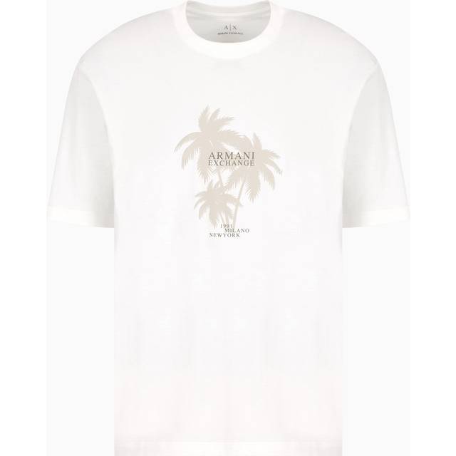 Regular fit palm tree print t-shirt