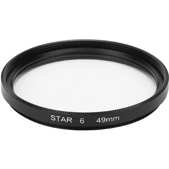 Junestar Star Filter 49mm Accessory for Canon Camera Lens 6 Line Starlight Night Shot