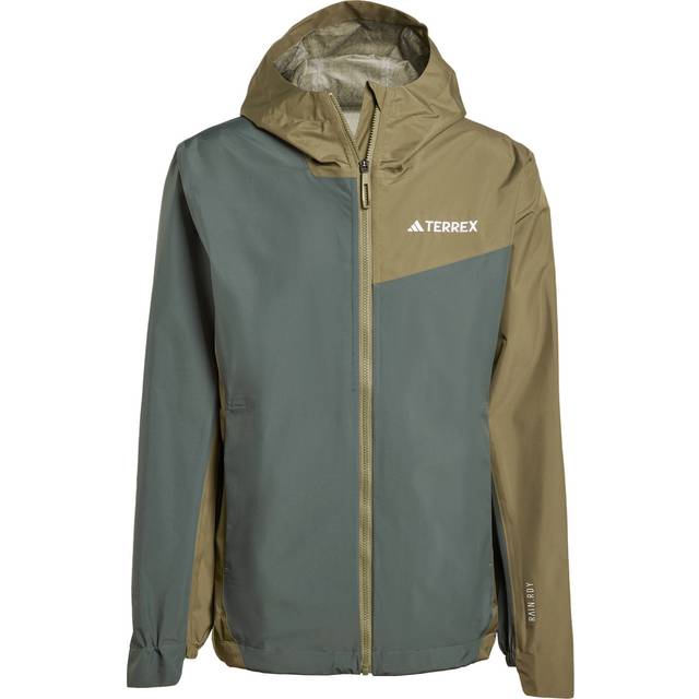 adidas – Terrex Multi 2.5l – Rain.Rdy – Murgrönegrön och olivgrön jacka-Svart/a