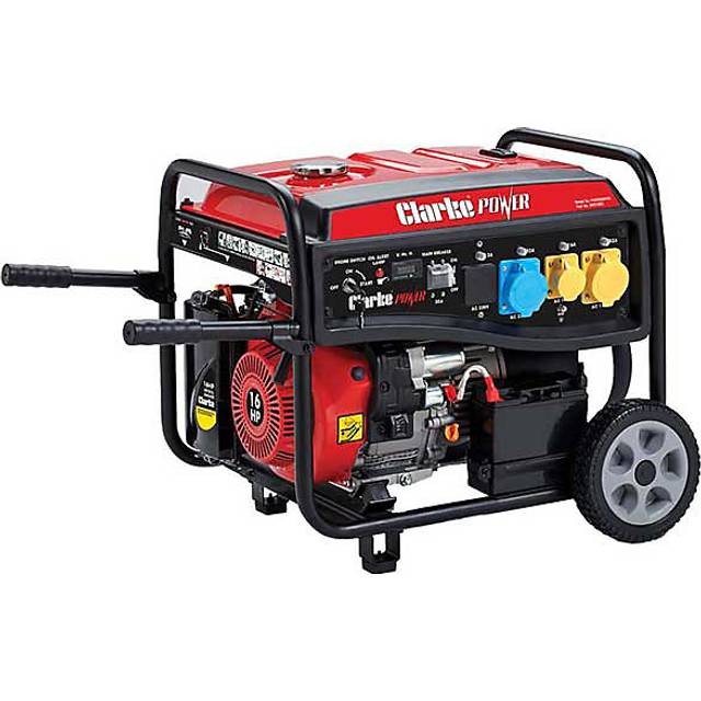 Clarke Clarke PG9500ADVES 8.5kW Dual Voltage (230V/110V) Petrol Generator
