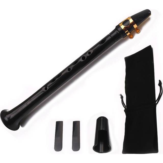Black Pocket Sax Mini Bärbar Saxofon Liten Saxofon Med Bärväska Träblåsinstrument 2
