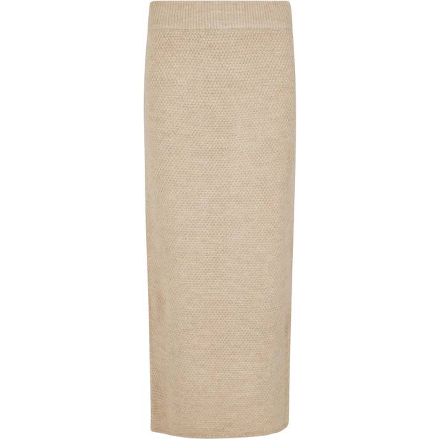 Apricot Women's Stone Waffle Knit Midaxi Skirt New Look - UK 16