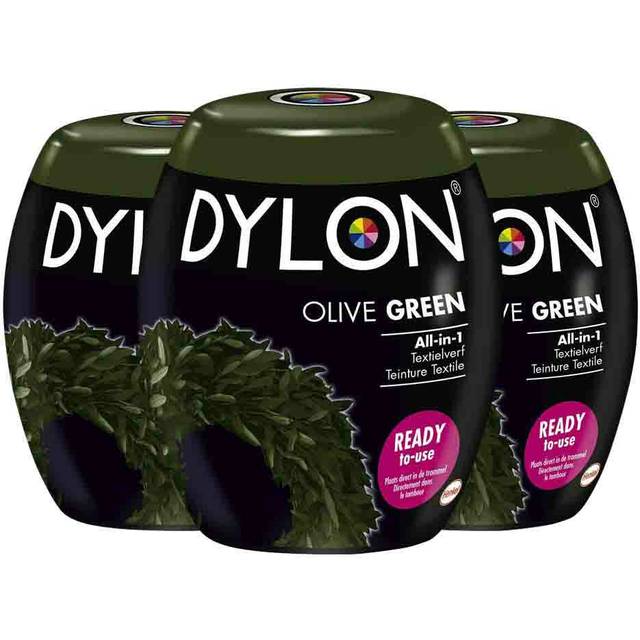 Machine Dye Pod Box of 3 Olive Green, 25 x 10 x 4 cm