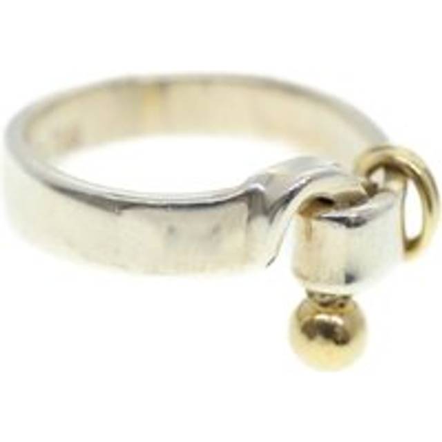 Womens Preloved Knot Ring TwoTone Design Wo - Silver - Grey - One Size